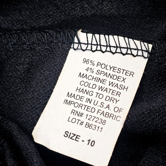 Dream Girl Pink & Black Christmas Tree Sparkle Top With Kick Flare Pants Size 10 - Picture 8 of 12